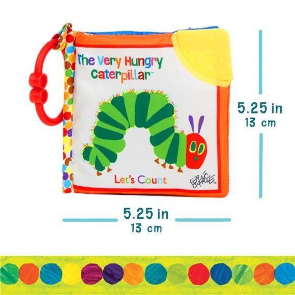 NEW -Let's Count Soft Book - Teething Crinkle Soft Sensory Book for Babies, 5x5" - Picture 5 of 6